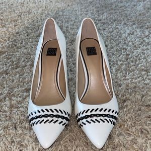 White House Black Market Braided Pointed Heels
